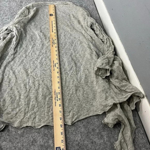 Eileen Fisher Duster Cardigan Petite L Silk Cashmere Blend Crinkle Crush Flutter - Picture 13 of 14